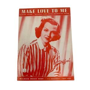 Make Love To Me Sheet Music Norvas Leon Roppolo Mares Pollack Brunies Stitzel